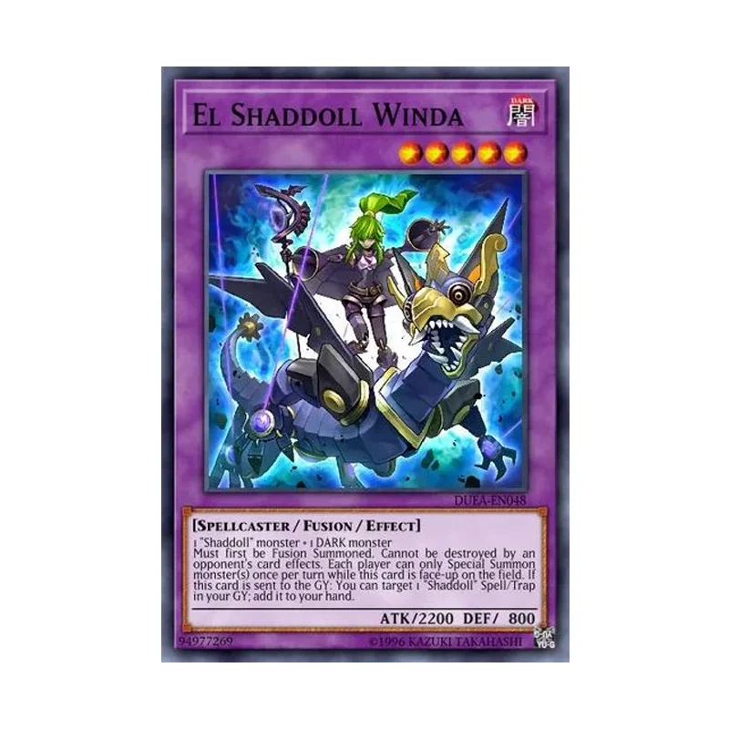 YGO-Juego de cartas de Fusion El Shaddoll, destructor Winda, Fénix Enforcer, Yugioh, no Original, Duel maestro