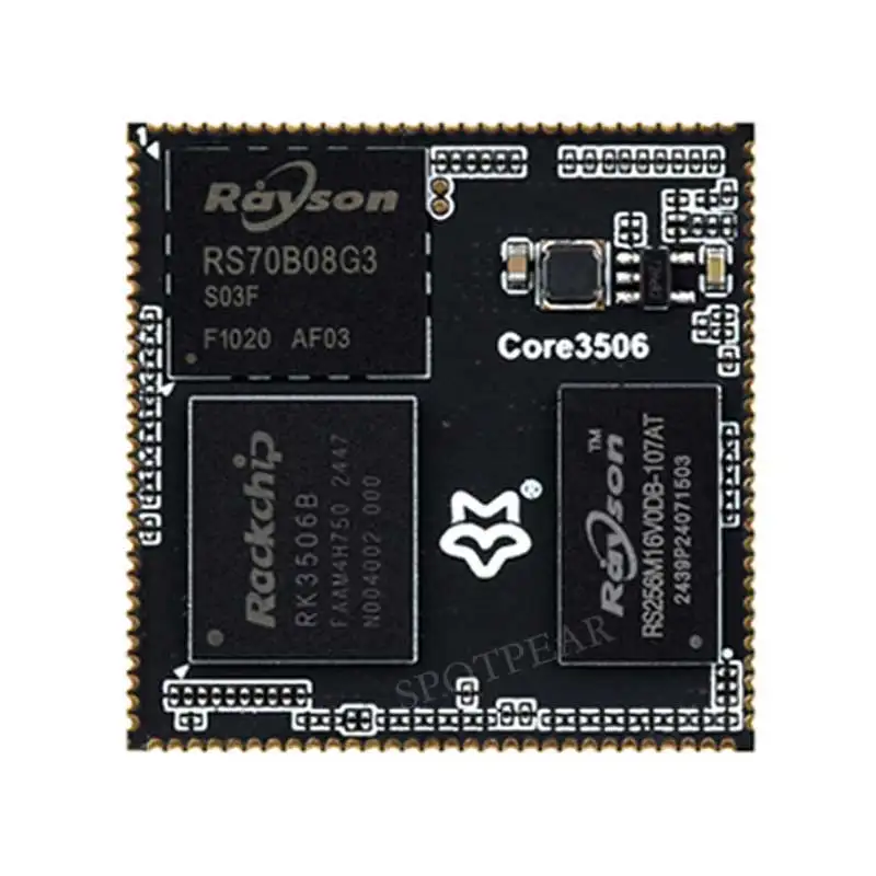 LuckFox Lyra Core RK3506B Core3506B dengan DDRL3 512MB dan Arm Cortex-M0 tiga inti terintegrasi