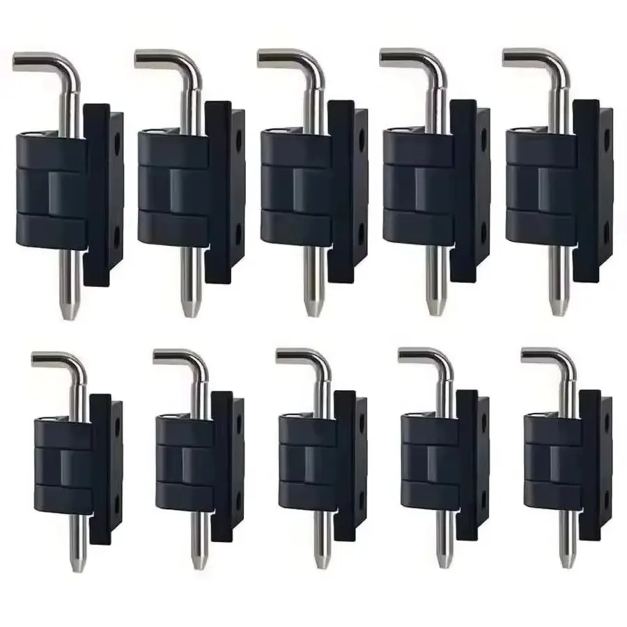10PCS Zinc Alloy Industrial Cabinet Hinge Detachable Distribution Box Switch Electric Cabinet Door Hinge Equipment Cabinet Hinge