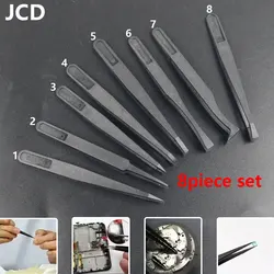 Watch Repair Tool Antistatic Carbon Fiber Plastic Tweezers For Black Watchmaker watch trimmer tweezers Carbon fiberTool