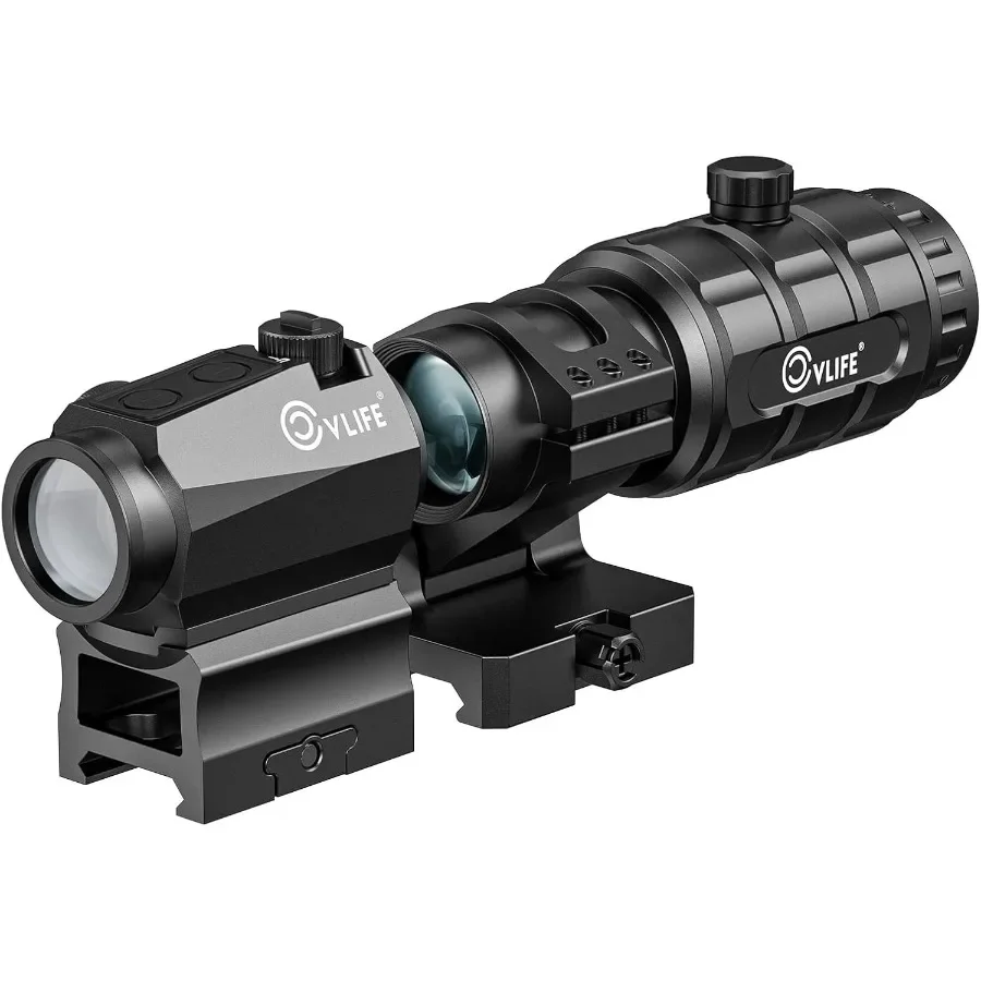 

Комбинированный набор 3 лупы JackalHowl Red Green Dot Sight, 2 MOA Motion Awake, оптика Red Dot с комплектом лупы FliptoSide для Tacti