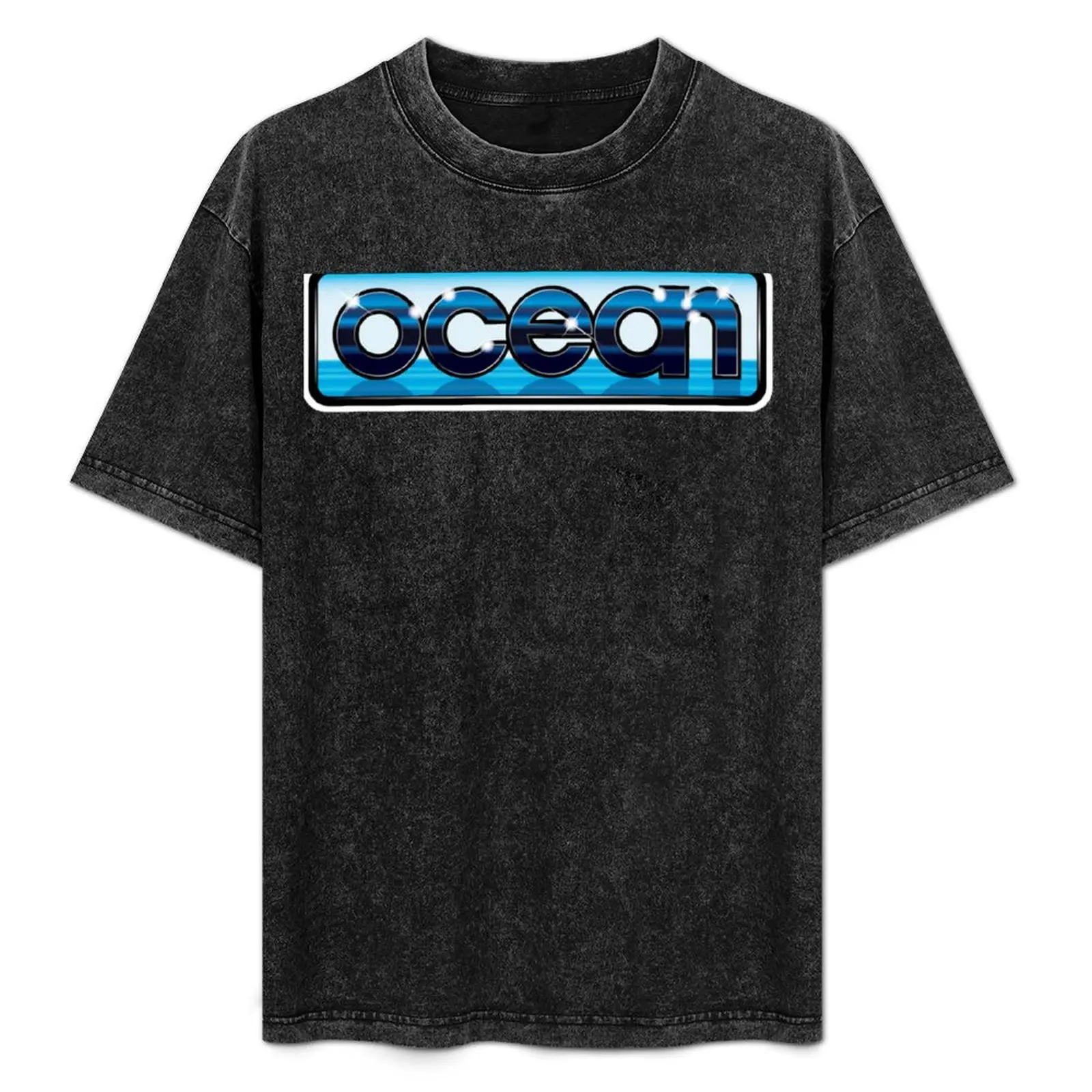 Ocean Software Logo from the 80&x27;s - High Quality Recreation 100 (Amiga, C64, Amstrad, Spectrum T-Shirt