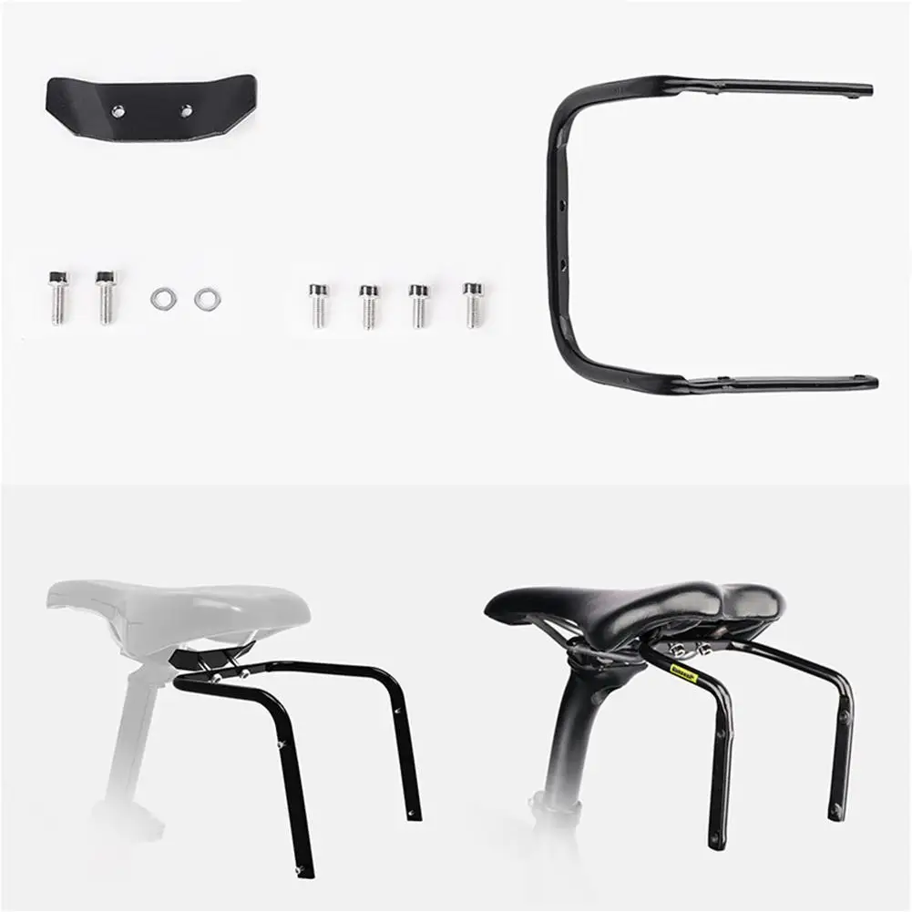 Rhinowalk Bike Saddle Stabilizer Bracket Rear Seat Mounting Bracket Bicycle Luggage Rack Holder Support Shelf Frames Accessories