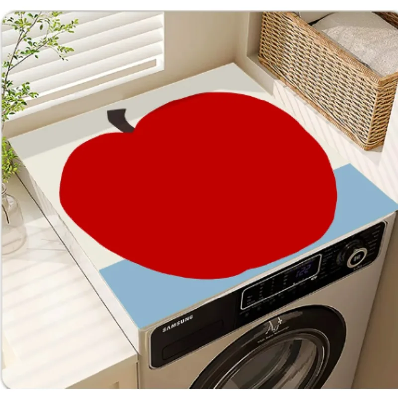 Diatom mud drum washing machine cover pad, water absorption, sun protection and dust cover