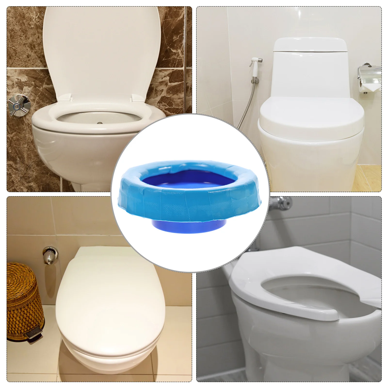

Premium Toilet Sealing Gasket Strong Waterproof Ring for Toilet Bowl to Drain Pipe No More Sewage Spills Simple Fast
