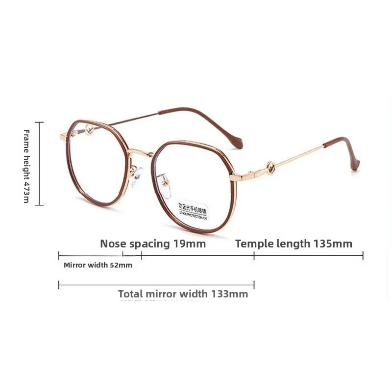 Anti-Strahlungs-/Blaulicht-Brille mit austauschbaren Gläsern, Computerbrille – hohe Qualität – Detail 7