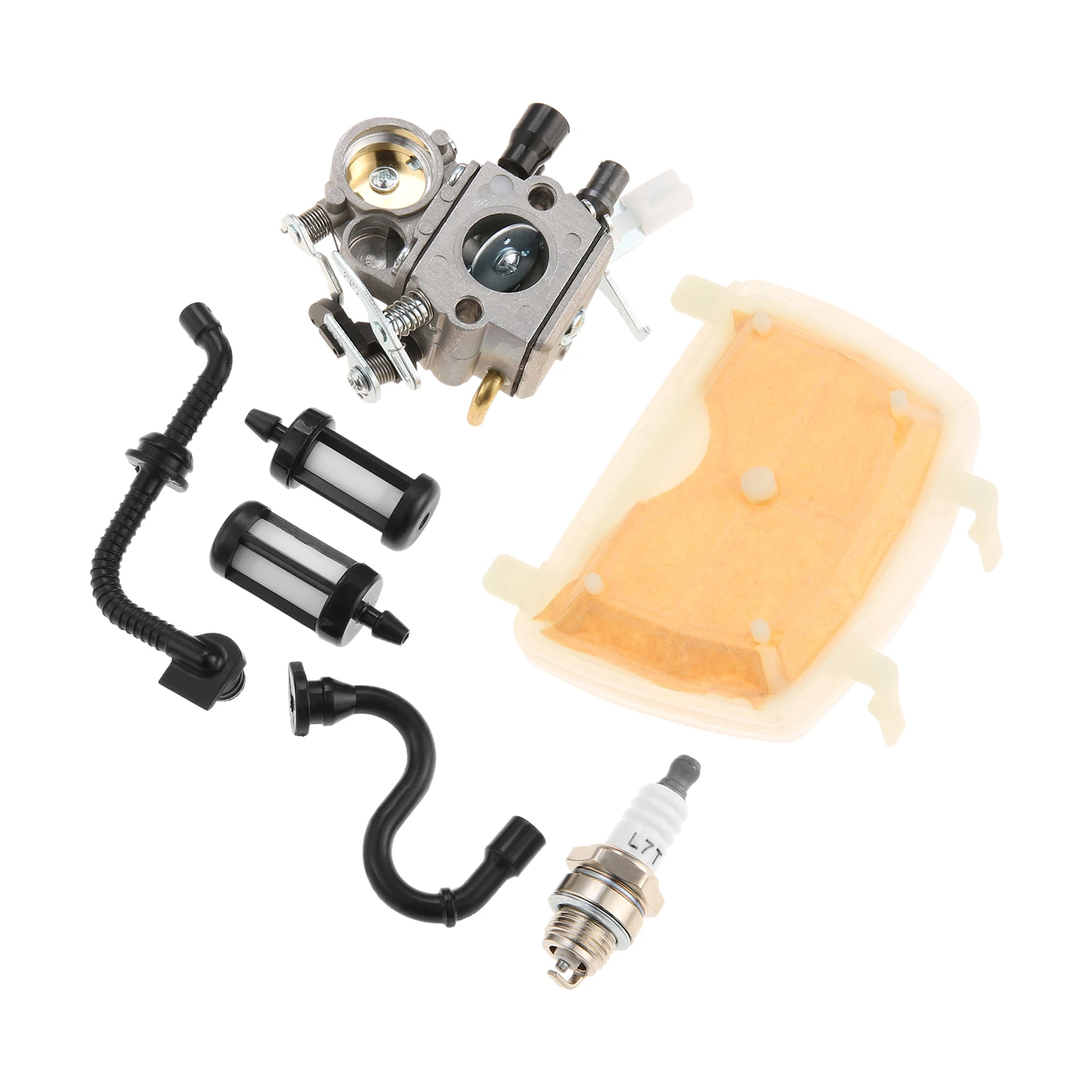 Carburetor Kit for STIHL MS171 MS181 MS211 Chainsaws 1139 120 0619 for ZAMA C1Q-S269 with Spark Plug, Air Filter & Fuel Filter