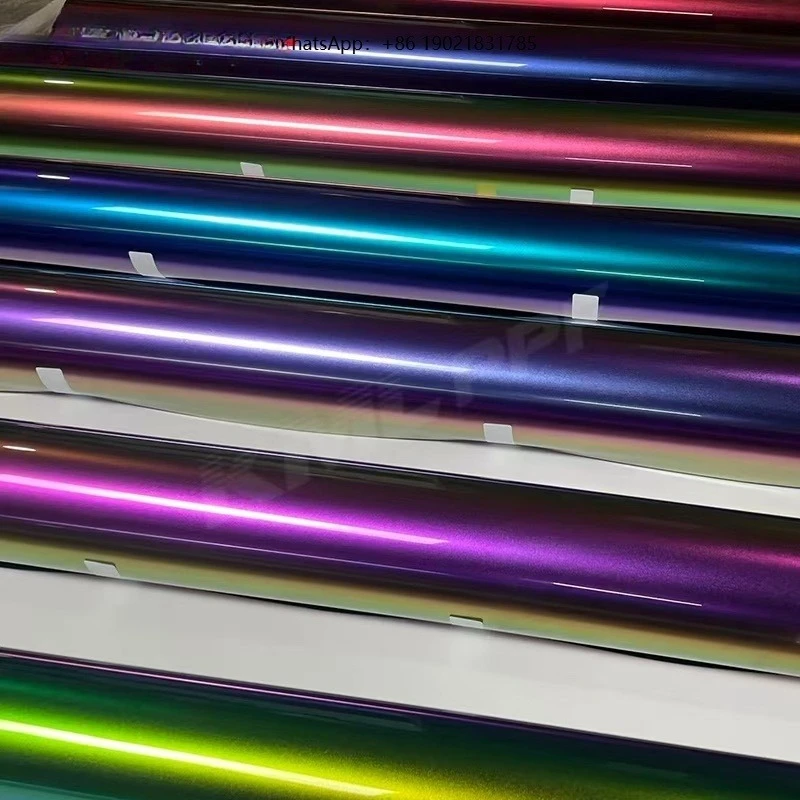 Hyper Color Shift Vinyl Wrap Aurora Chameleon Car Wrapping Film TPU Self Healing PPF Wholesale