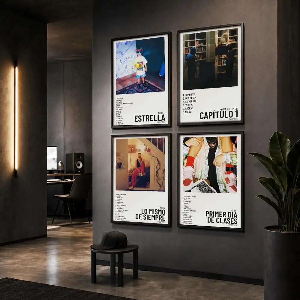 Spanish Rapper M-Morad Poster Wall Art Print Sticker for Bedroom Living Room Dorm Office Modern Home Decor