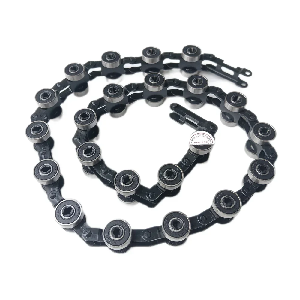 Escalator Handrail Newel Chain Use for Kone 22 Pairs Bearing 608RS Black Handrail Newel Chain Reverse chains