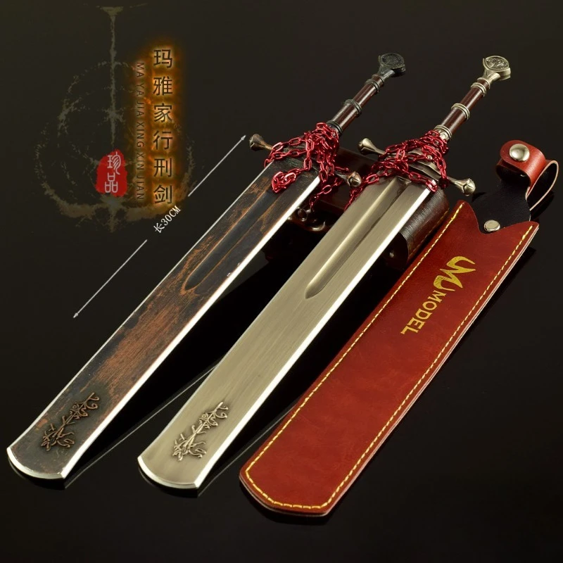 

Game peripherals Maya home execution sword 30CM zinc alloy sword model handicrafts ornaments Christmas gifts toys