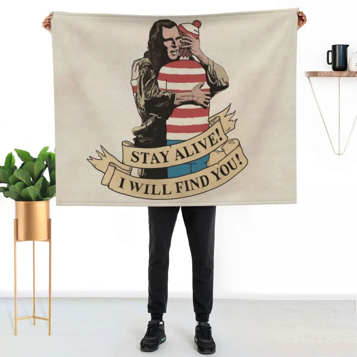I Will Find You Throw Blanket Picnic halloween For Decorative Sofa funny gift Plaid on the sofa sofa bed Blankets