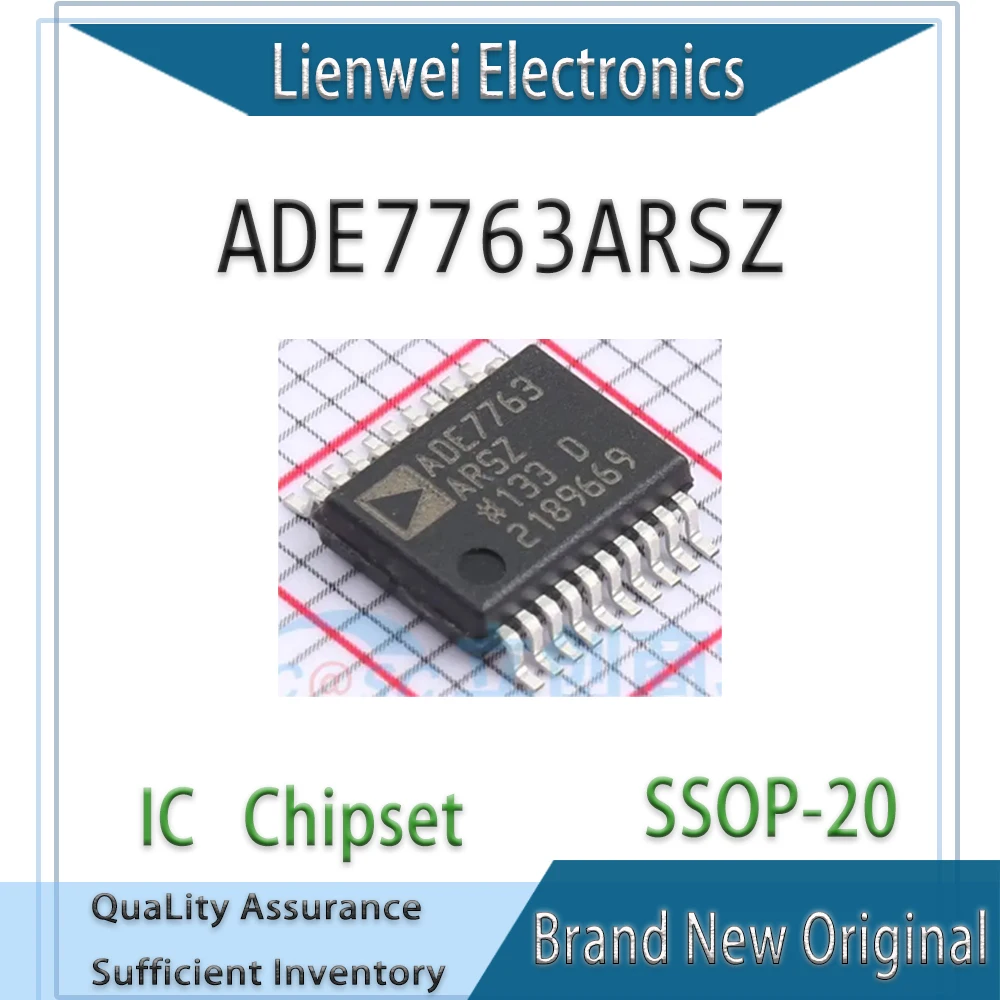 

100% New Original ADE7763 ADE7763ARSZ IC Chipset SSOP-20