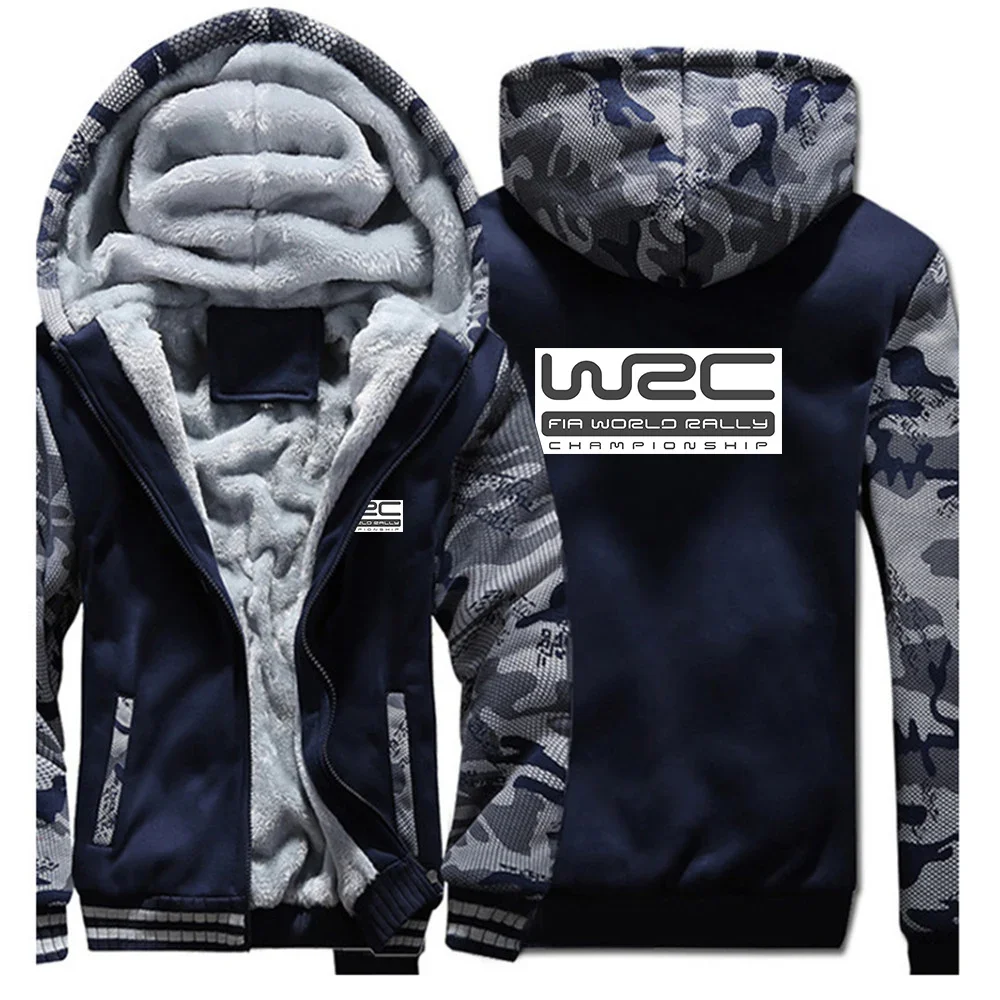 2024 Autumn Winter Men's World Rally Championship WRC Logo Printing Popular Casual Streetwear Long Sleeve Thickened Warm Hoodies