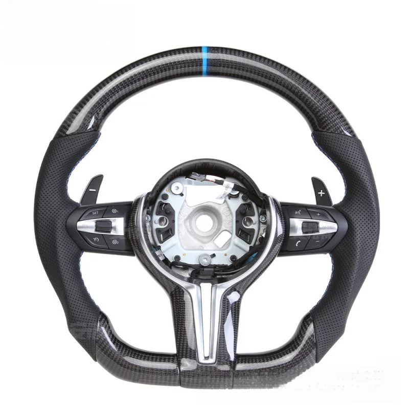 

Suitable for BMW 5 Series, 6 Series, 7 Series, M5, M6, M8, F10, F90 modified carbon fiber steering wheel assembly