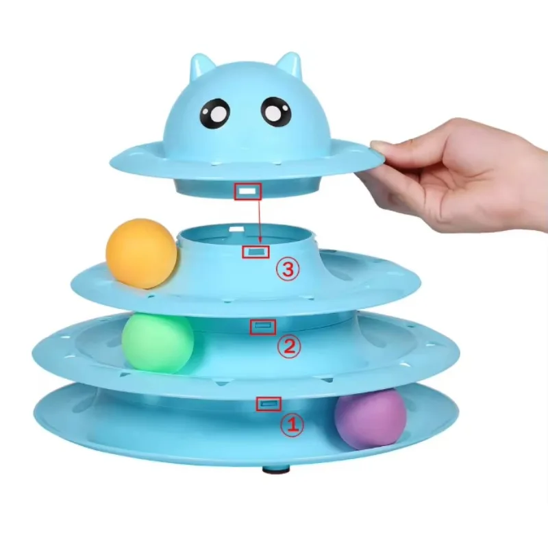 Ready Stock Plastic Mould Durable Standard Tooling for Funny Interactive Cat Turntable Pet Toy Production