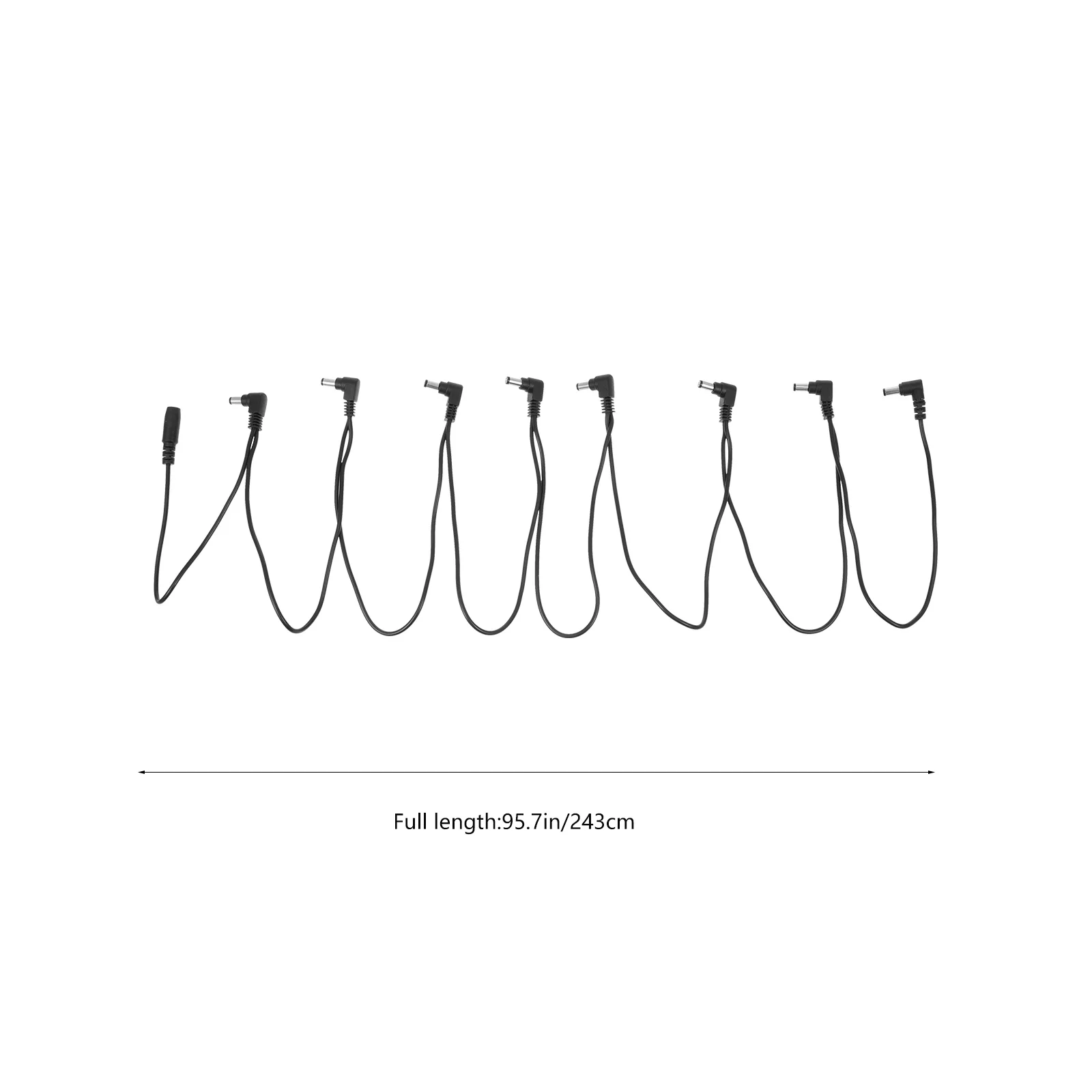 1 Stück Stromkabel für E-Gitarrenpedale, lange Lebensdauer, Geräuschisolierungskabel, stabile Verbindung, hohe Zuverlässigkeit
