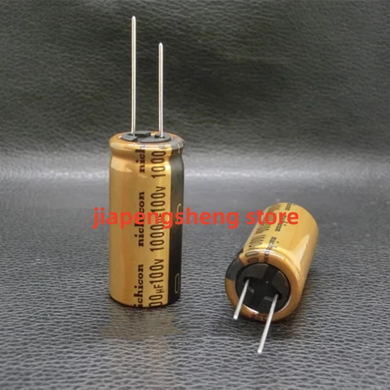 (2PCS) New original authentic nichicon FW 100v1000uF audio fever capacitor size 18*40mm