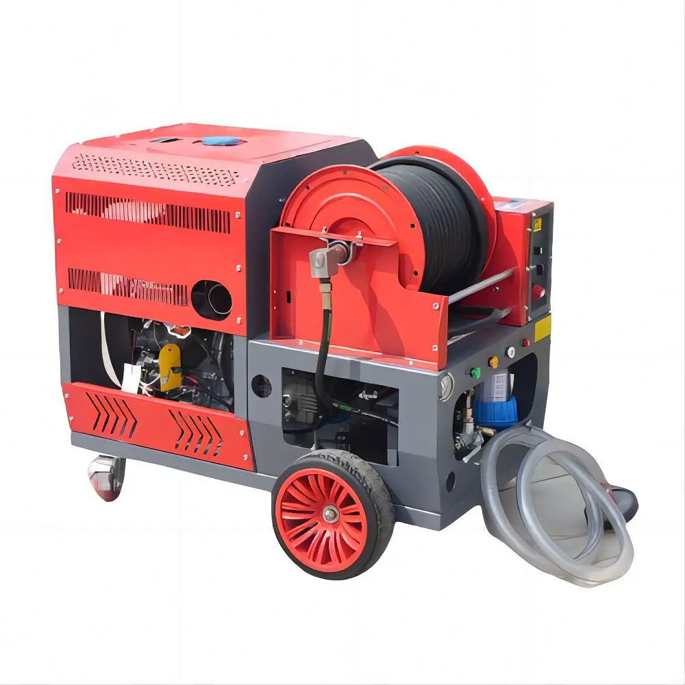Commercial Professional 200 Bar Dredging Washer High Pressure Drain Cleaner Sewer Jetting Machines