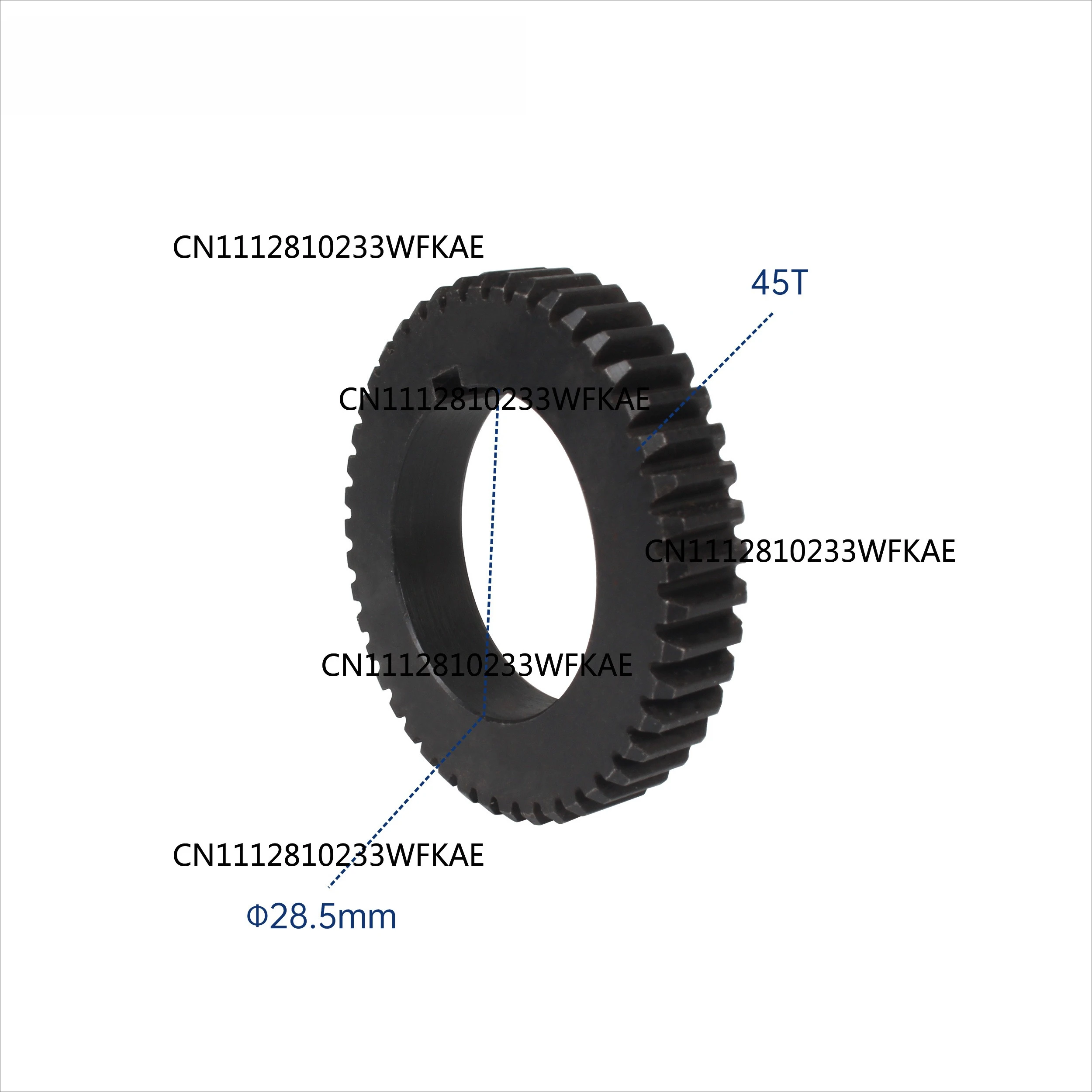 Spindle Change Gear 20/45T For CJ0618 Metal Gear Set Lathe Machine Accessories view 4