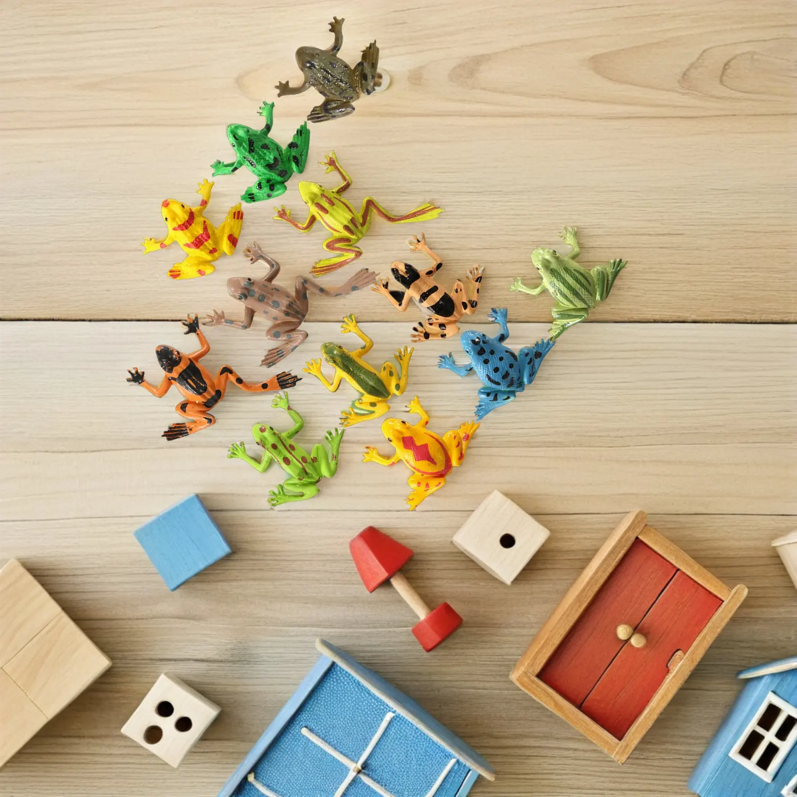 

Набор из 24 миниатюрных фигурок животных: креативные украшения, развивающие пособия, модели для демонстрации