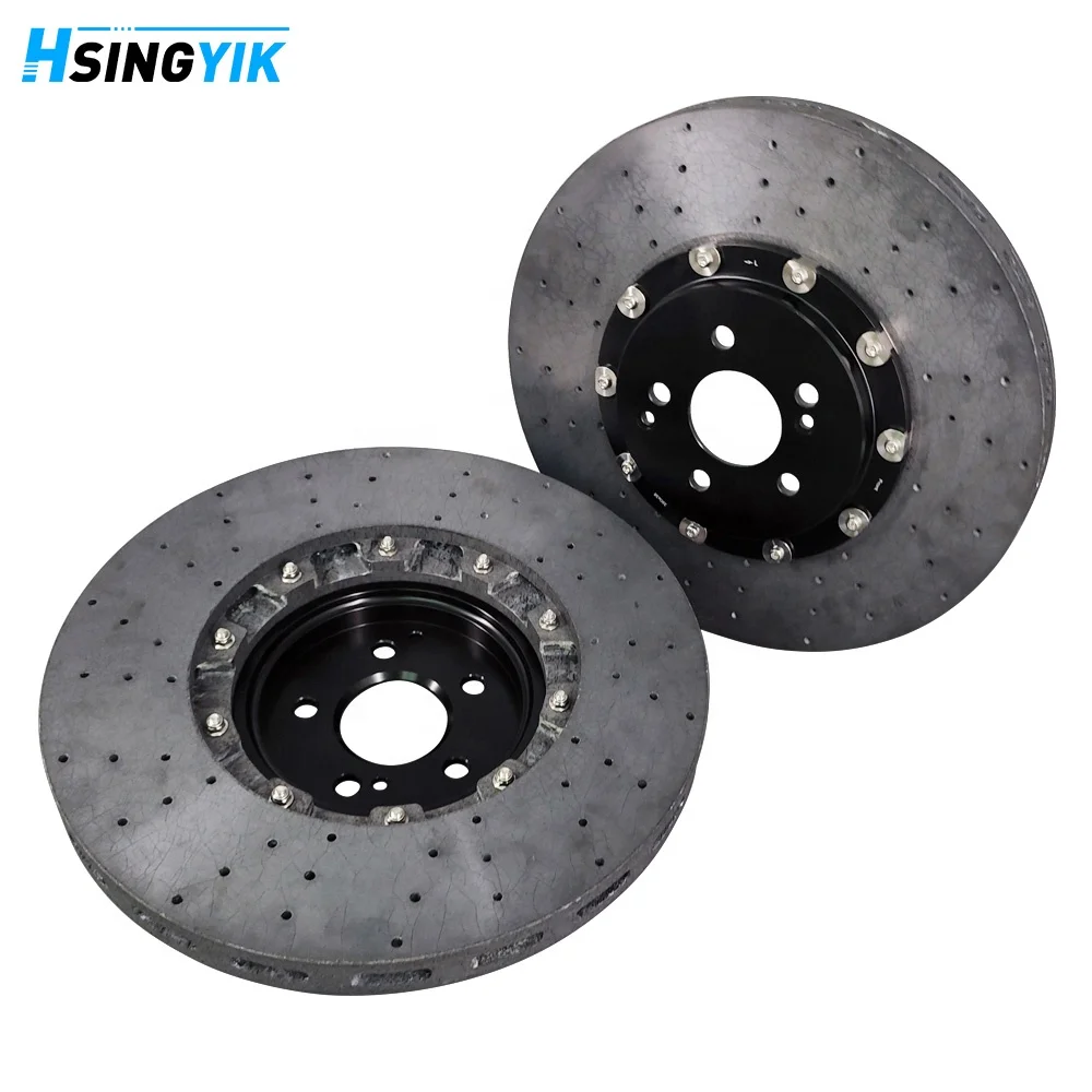Braking Systems  A2304211212 Front 390mm36mm Brake Rotors Carbon Ceramic Disc For Mercedes For AMG For GTC