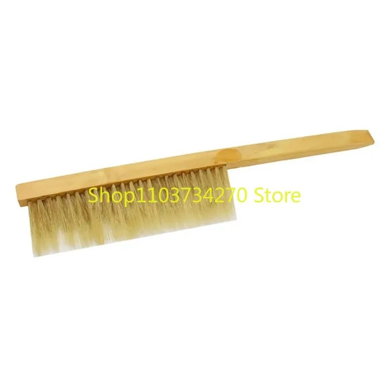 

10 Pcs Beekeeping Tools Wood Honey Brush Wasp bee Sweep Two Rows Of Horse Tail Hair New Bee Brush Beekeeping Equipment