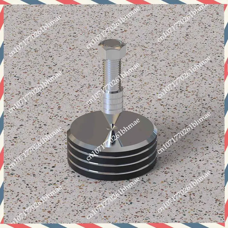 -A21Z 8 Pcs Stainless Steel Speaker Spikes Hifi Audio AMP Subwoofer Isolation Stand Foot Cone Adjustable Height M6