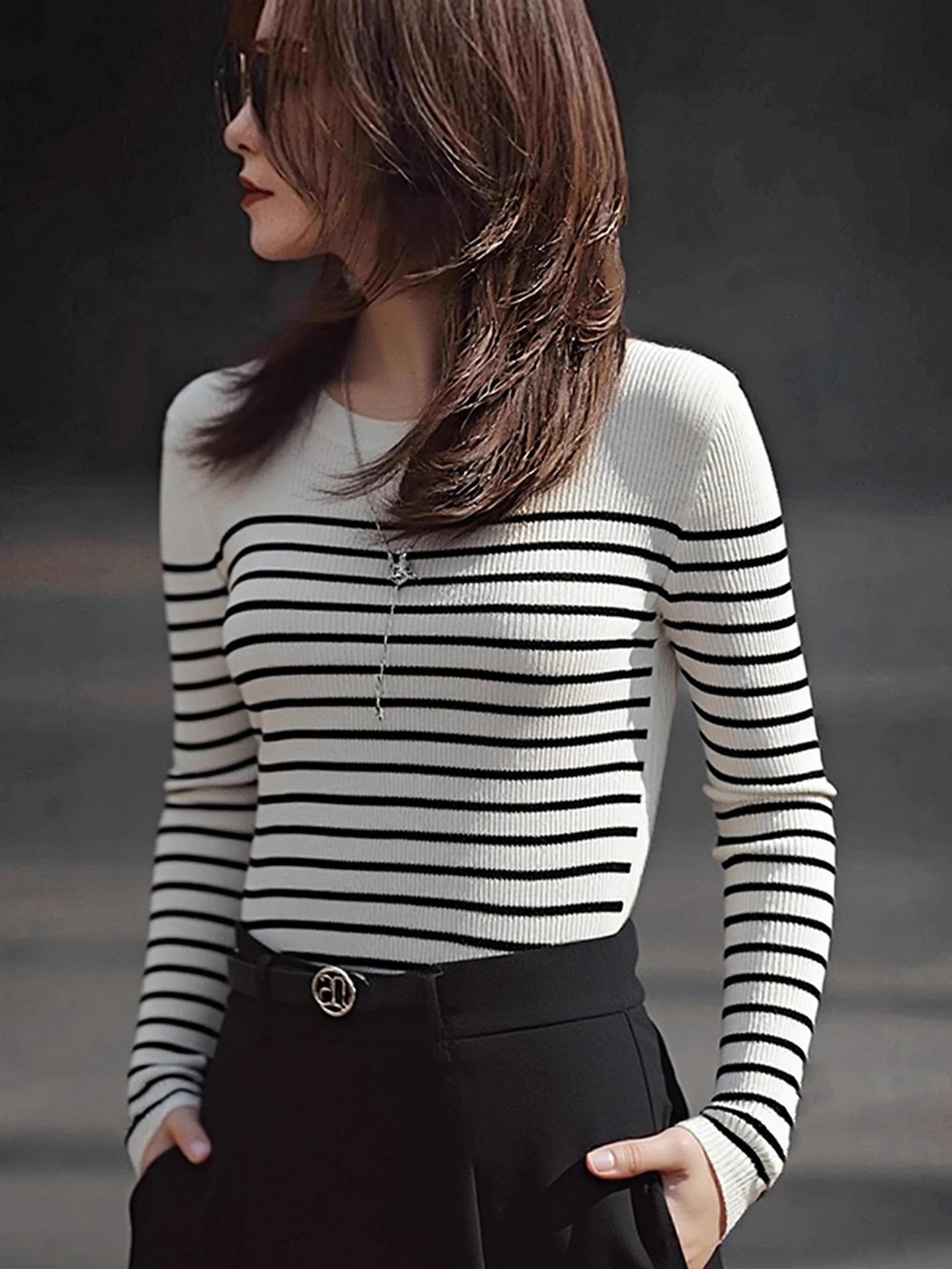 الراقية سليم صالح شريط طويل Sve قاعدة irt مريحة محبوك أعلى لخريف شتاء تخفيف فريد Sle ملابس داخلية #2