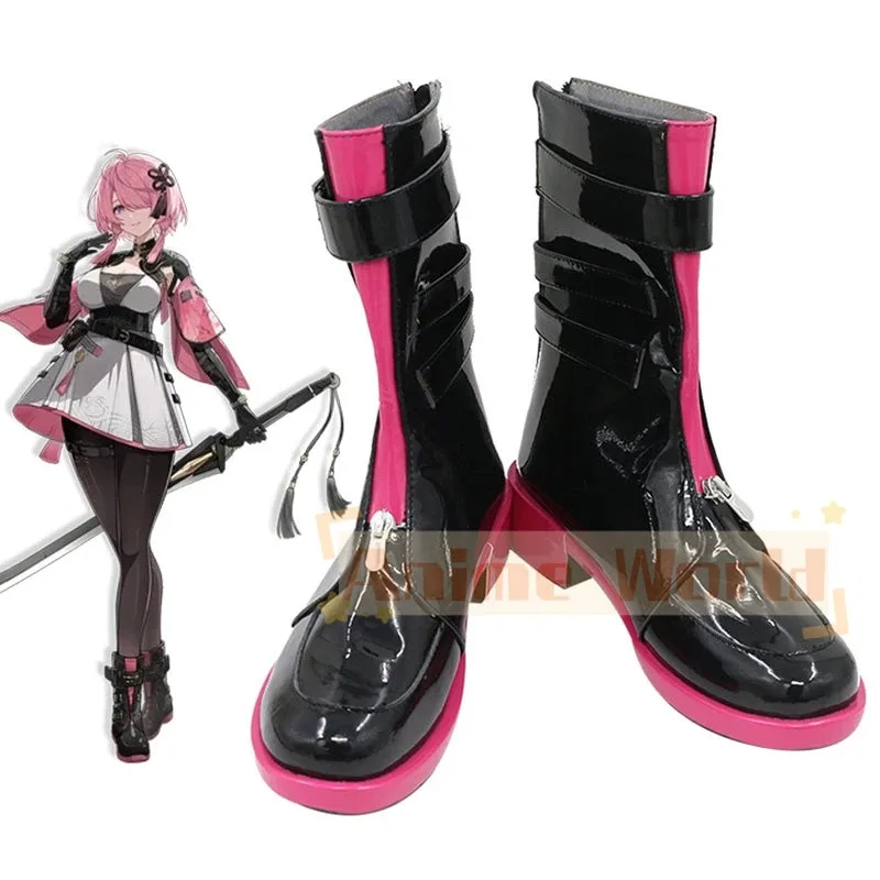 

Game Wuthering Waves Taoqi Cosplay Shoes Halloween Carnival Boots Custom Made