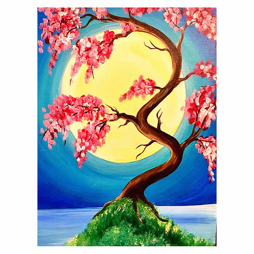 

5D Diamond Painting Landscape tree Full Square/Round Rhinestone Hobby Crafts Mosaic Handmade Gifts Cross Stitch Home Decor