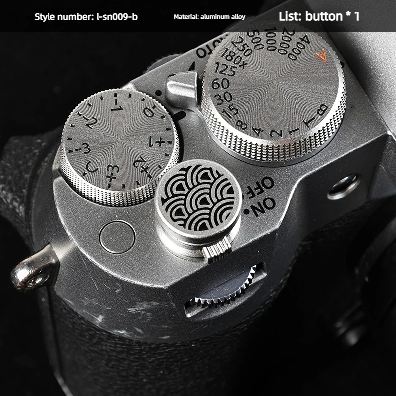 Metall-Kamera-Blitzschuhabdeckung passend für Fujifilm XT2 XT3 XT10 XT20 XT50 X100V X100VI XT30II XT30III mit Gewindeknopf-Set