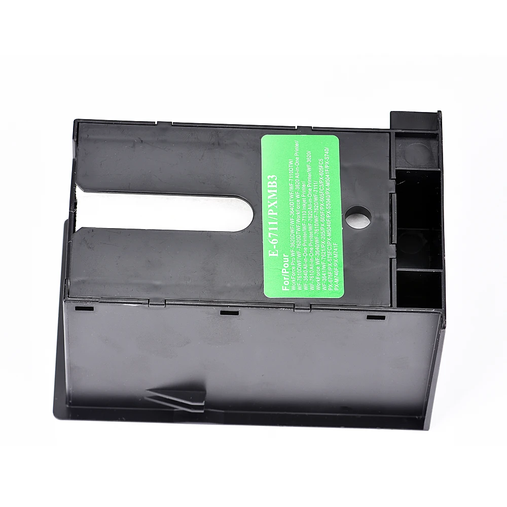 2PCS T6711 Waste Ink Maintenance Box for Epson WF7610 WF7620 WF7720 WF7110 WF7210 Inkjet Printer Waste Tank Replacement Parts