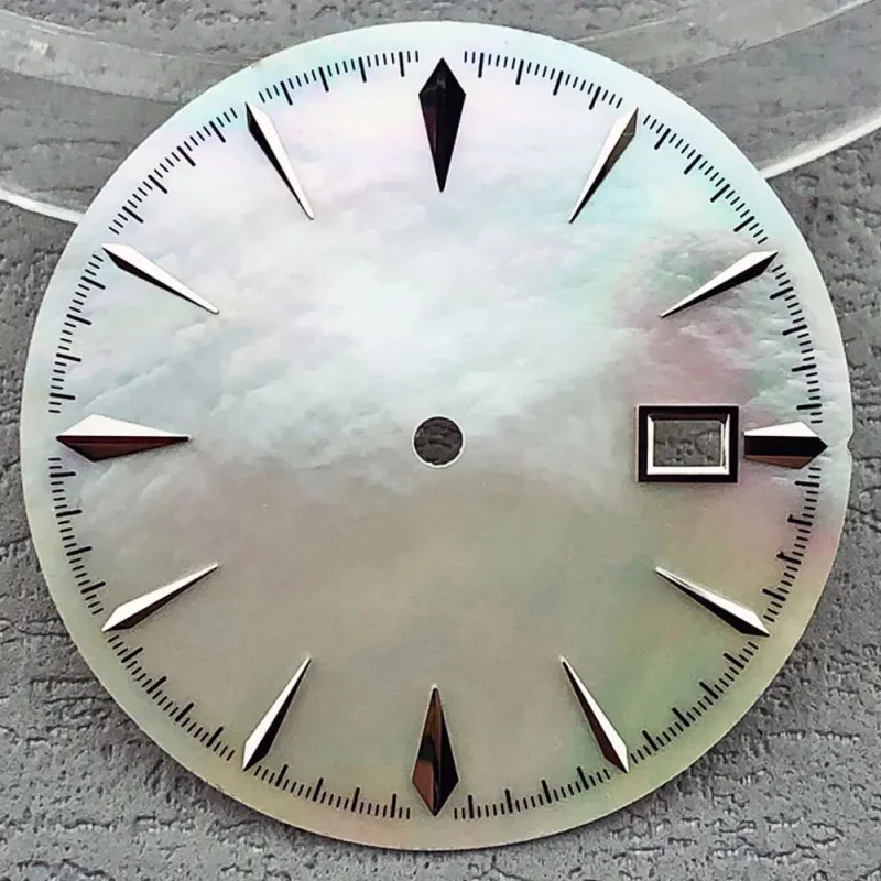 NH35 shell Presage dial 35mm rose gold silver watch  suitable for NH35 NH36 automatic mechanical replacement parts - view 6