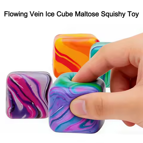 Squishy Gifts Simulation Cube Ornament Funny Decompression Accessories Office Desk Accessories Party Favors Gifts