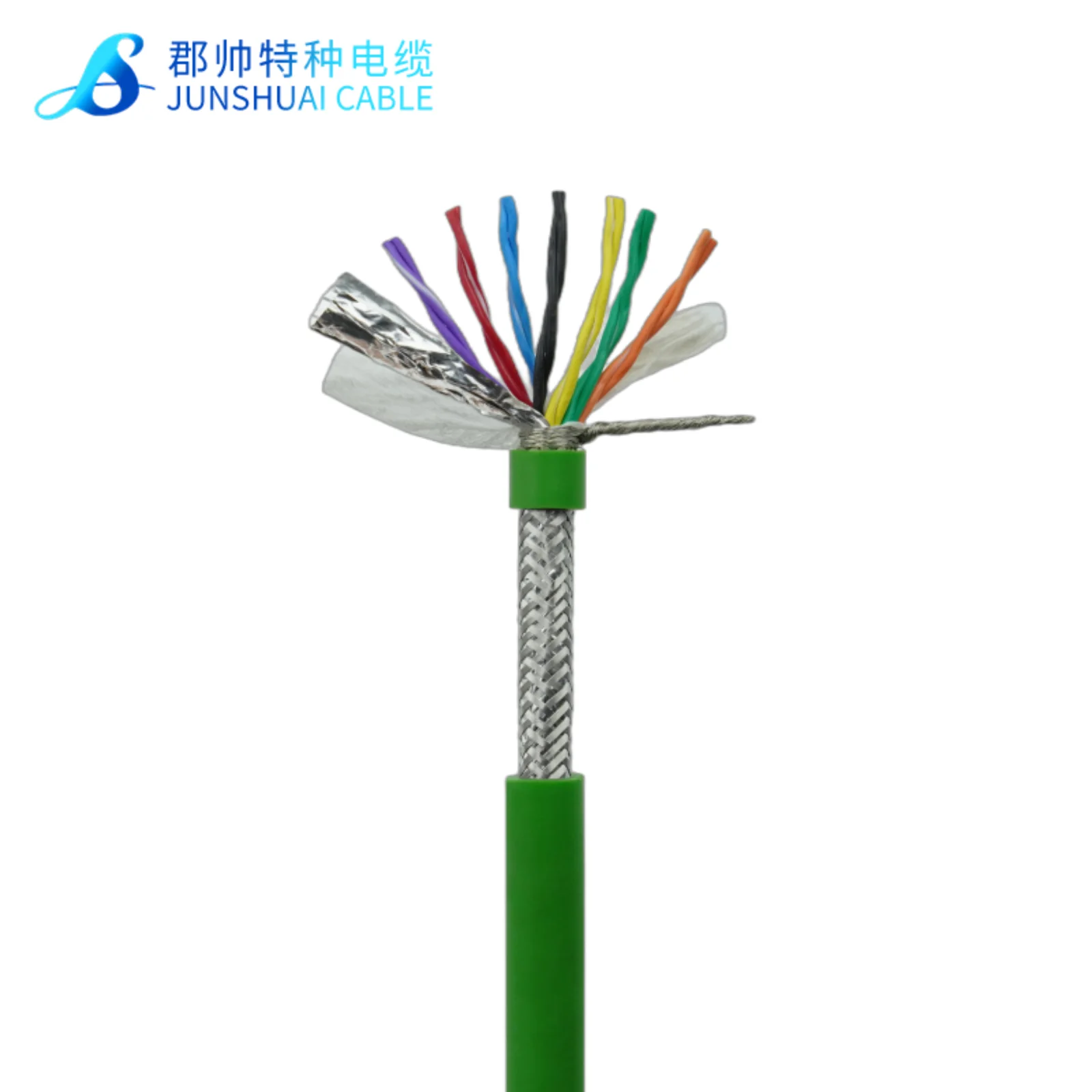 Highly Flexible TRVVSP Rotary Encoder Cable PVC Insulated Twisted Pair Shielded Wire for Servo Control Drag Chain Cable