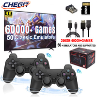 2025 New X2 Plus 60000 video game 4K HD game stick 256GB console 2.4g double wireless controller retro game TV stick for PSP/PS1