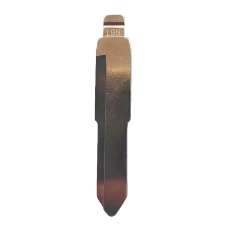 OEM 50Pcs 198# Metal Blank Uncut Remote Car Key Blade For Isuzu For Keydiy KD Xhorse VVDI JMD