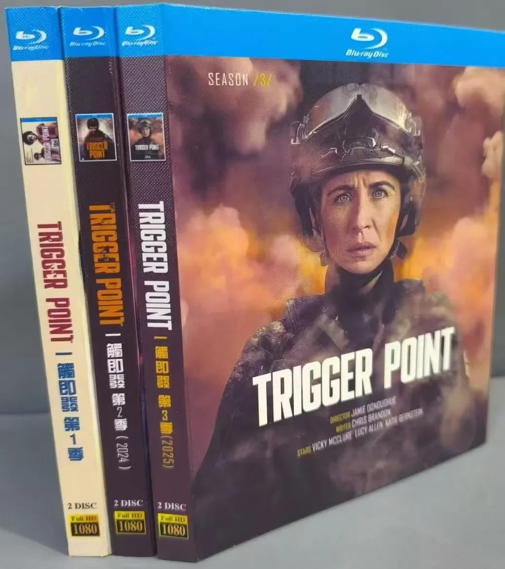 Trigger Point Season (1-3) 6-D New Sealed Box Set Blu-ray disc