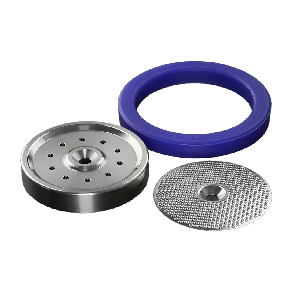 Stainless Steel Shower Filter Screen Sealed Silicone Ring Kit For Espresso Making Home Coffee Machine Accessories