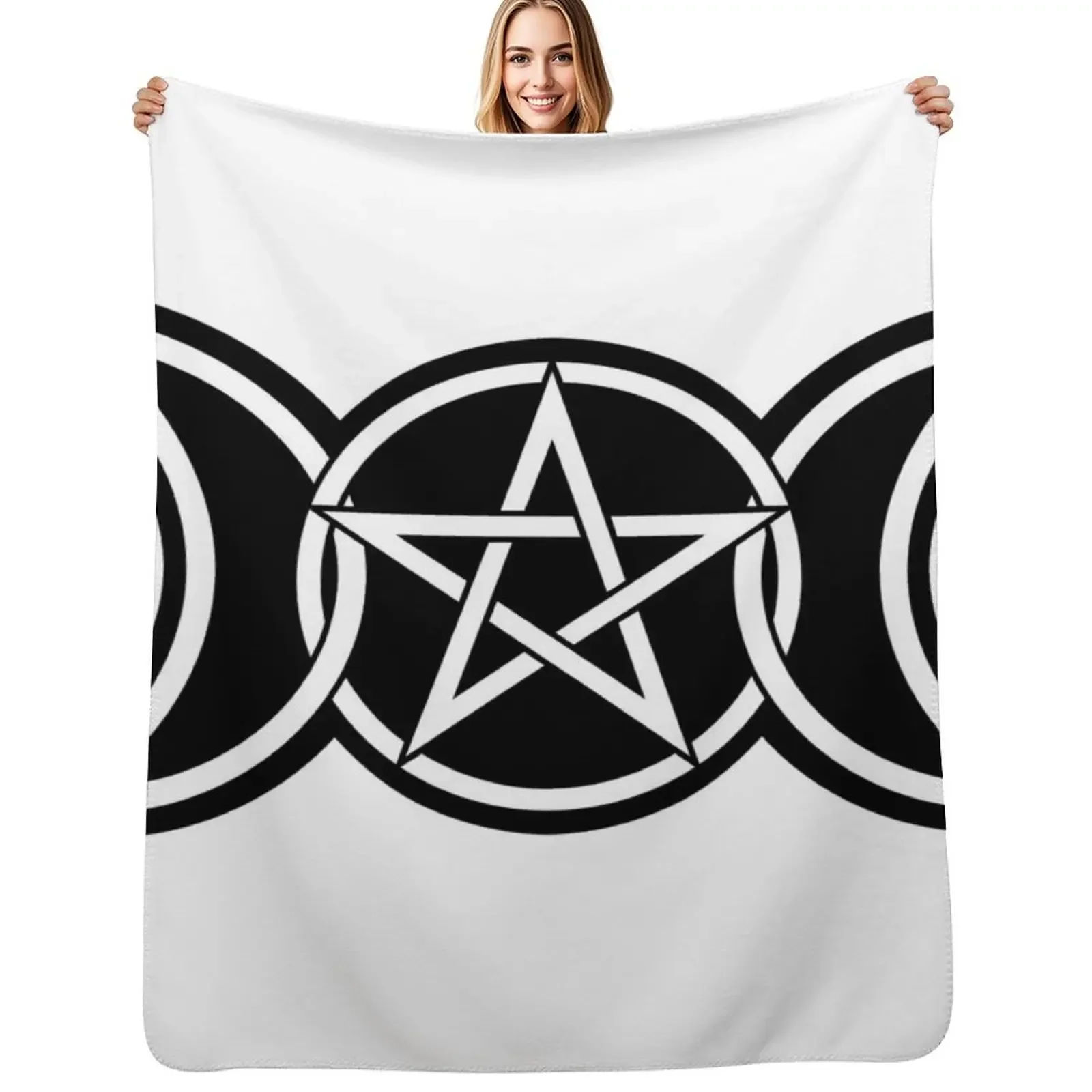 

Triple Moon Goddess Throw Blanket Thermal Baby Sleeping Bag Blanket