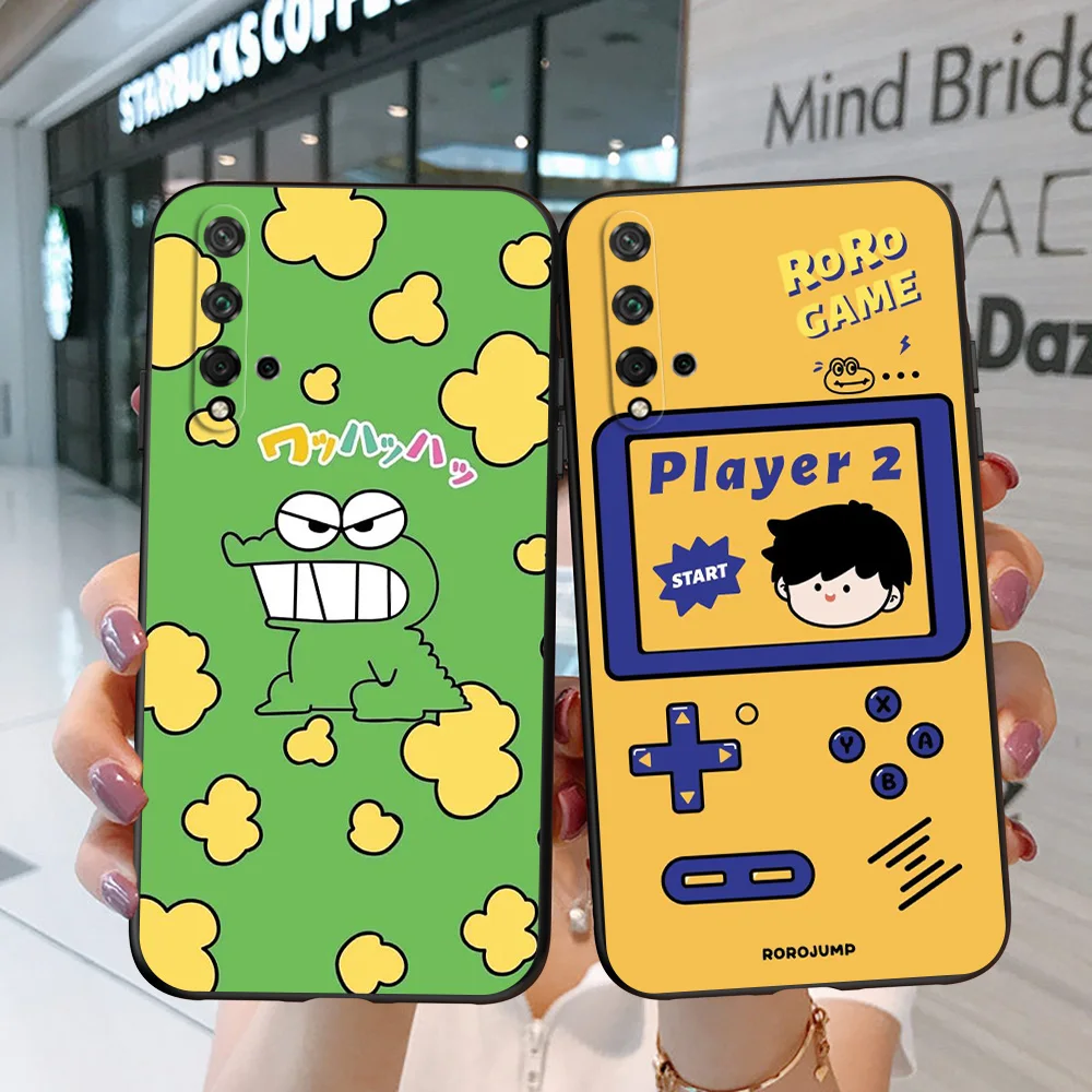 For Honor 20 Case Silicon Cover Phone Case For Huawei Honor 20 Honor20 YAL-L21 YAL-L41 black tpu case cartoon car funny