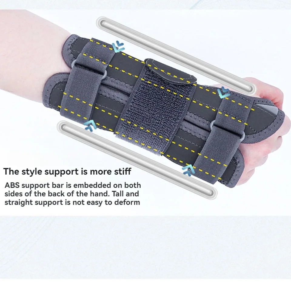 AOLIKES 1PCS Wrist Brace for Carpal Tunnel,Adjustable Night Wrist Support Brace with Splints,Hand Support for Wrist Pain