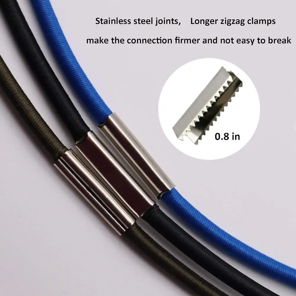 Adjustable Trash Can Bands Colorful Cord Lock Garbage Can Bands Elastic Household Rubber Bands for Home Office Litter Box