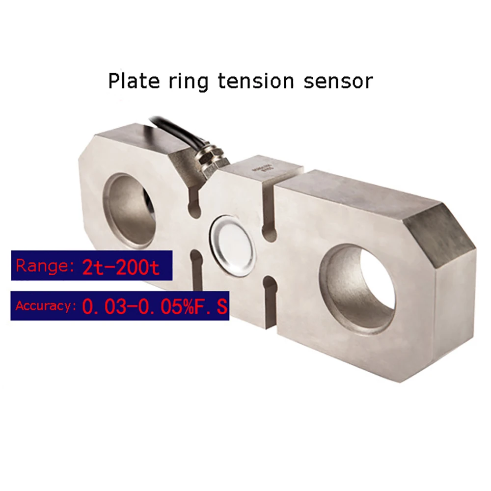 12v Plate Ring Type Tension Sensor, High-Precision Tension and Pressure Lifting Overload Weighing Test