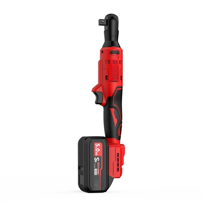 

Electric ratchet wrench 90 degrees right angle angle charging lithium battery stage truss tool large torque