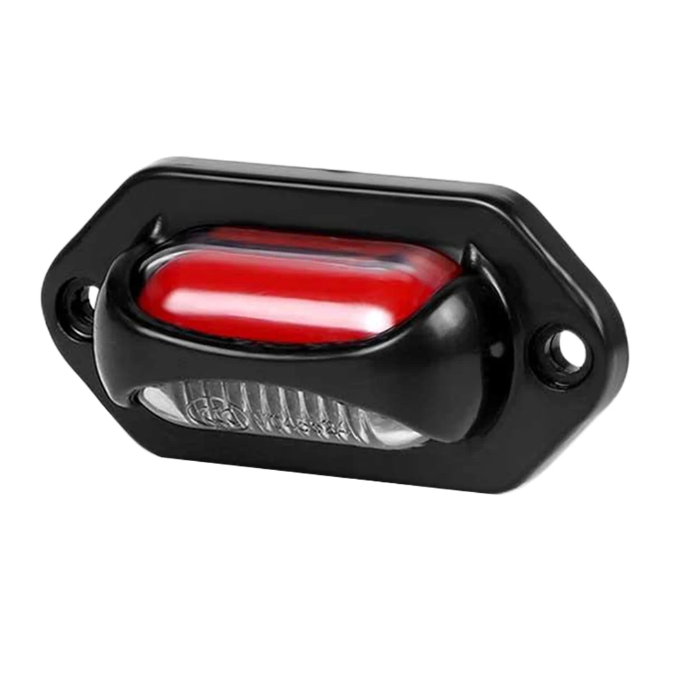 8 LED Lorry Clearance Lamp IP67 Waterproof Pickup Parking Light Super Bright Truck Number Plate Light Dual Color Car Accessories