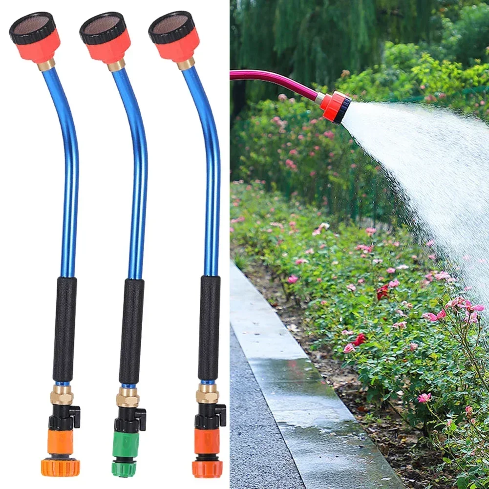62cm Efficient Plant Watering Systems With 1000 Holes Plastic Nozzle 1/2inch 3/4inch Joint For Plants Water Garden Accessories