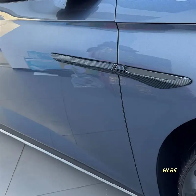 

4PCS Side Wing Panel Trim Cover Decoration Carbon Fiber Color For BYD Seal / BYD ATTO 4