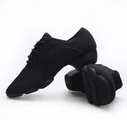 USHINE 34-46 Men Latin Dance Shoes Adult Teacher Shoes Soft Teacher Dance Shoe Oxford Latin Shoes Women Cloth Heel 3cm